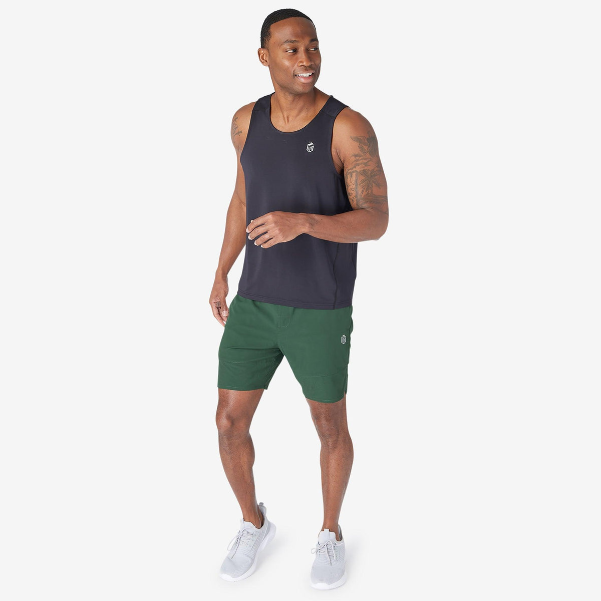 Greatness Wins Men's Performance Training Tank | Black