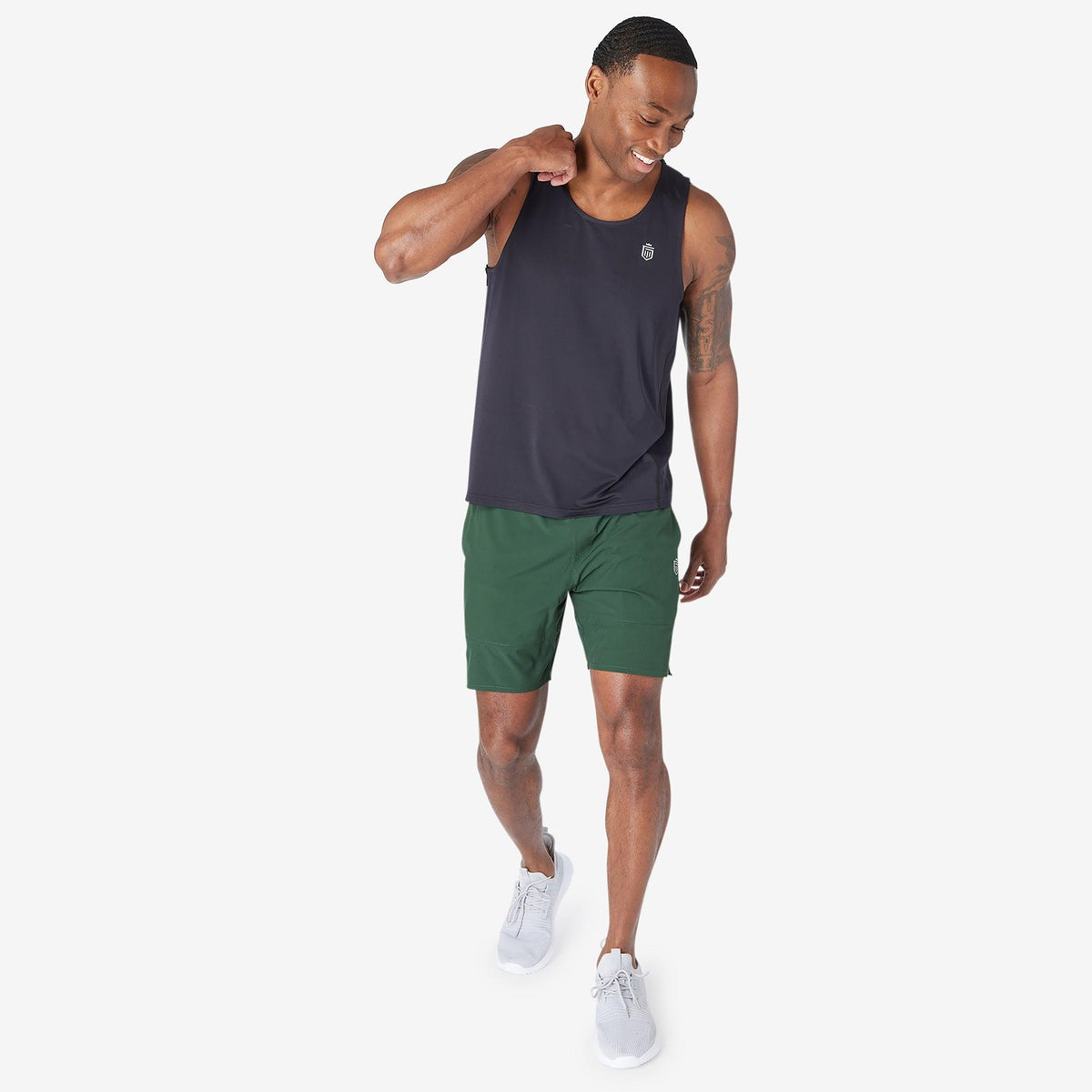 Greatness Wins Men's Performance Training Tank | Black