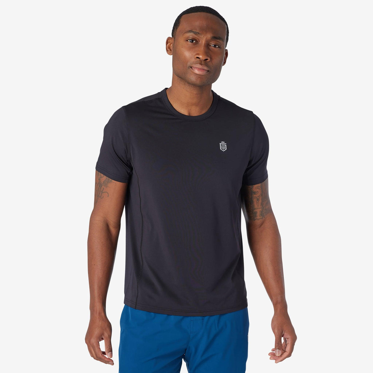 Greatness Wins Men's Performance Training Tee | Black