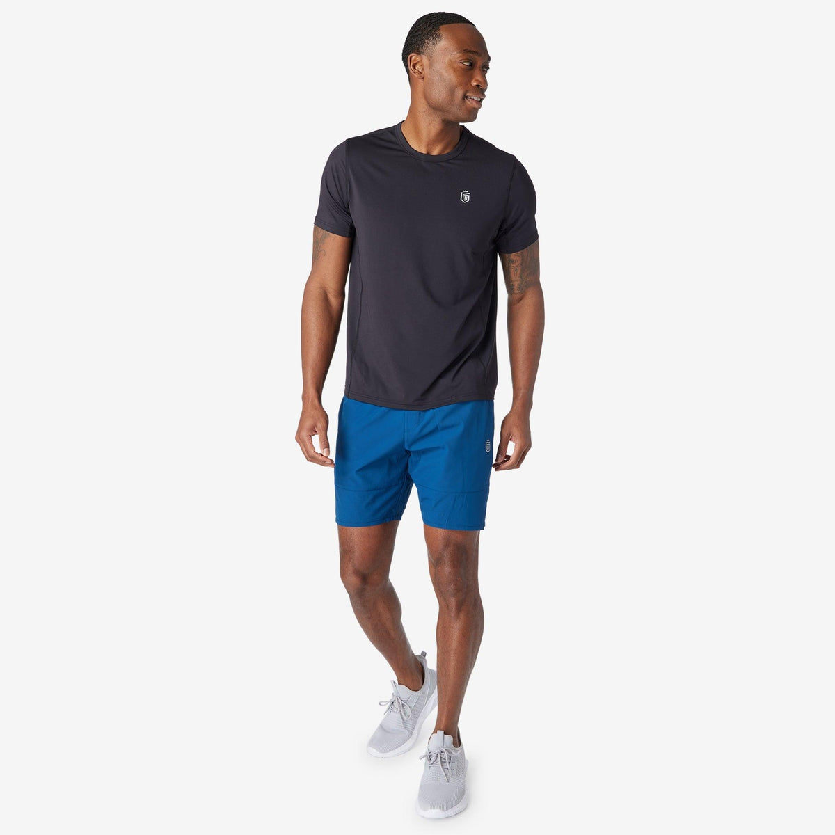 Greatness Wins Men's Performance Training Tee | Black