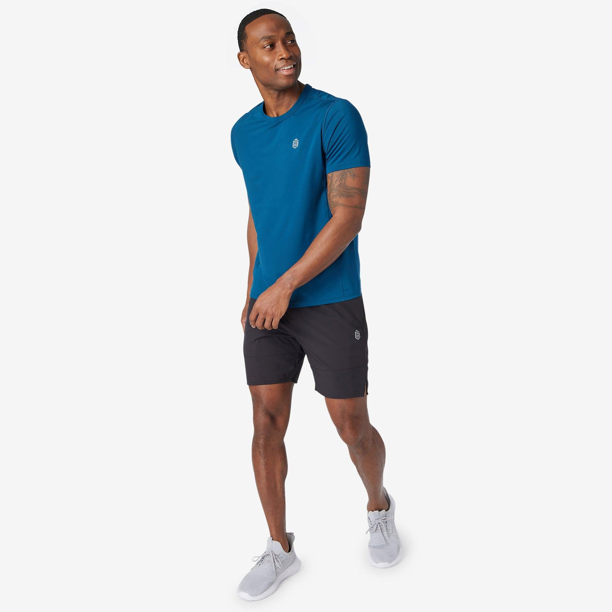 Greatness Wins Men's Performance Training Tee | Superior Blue