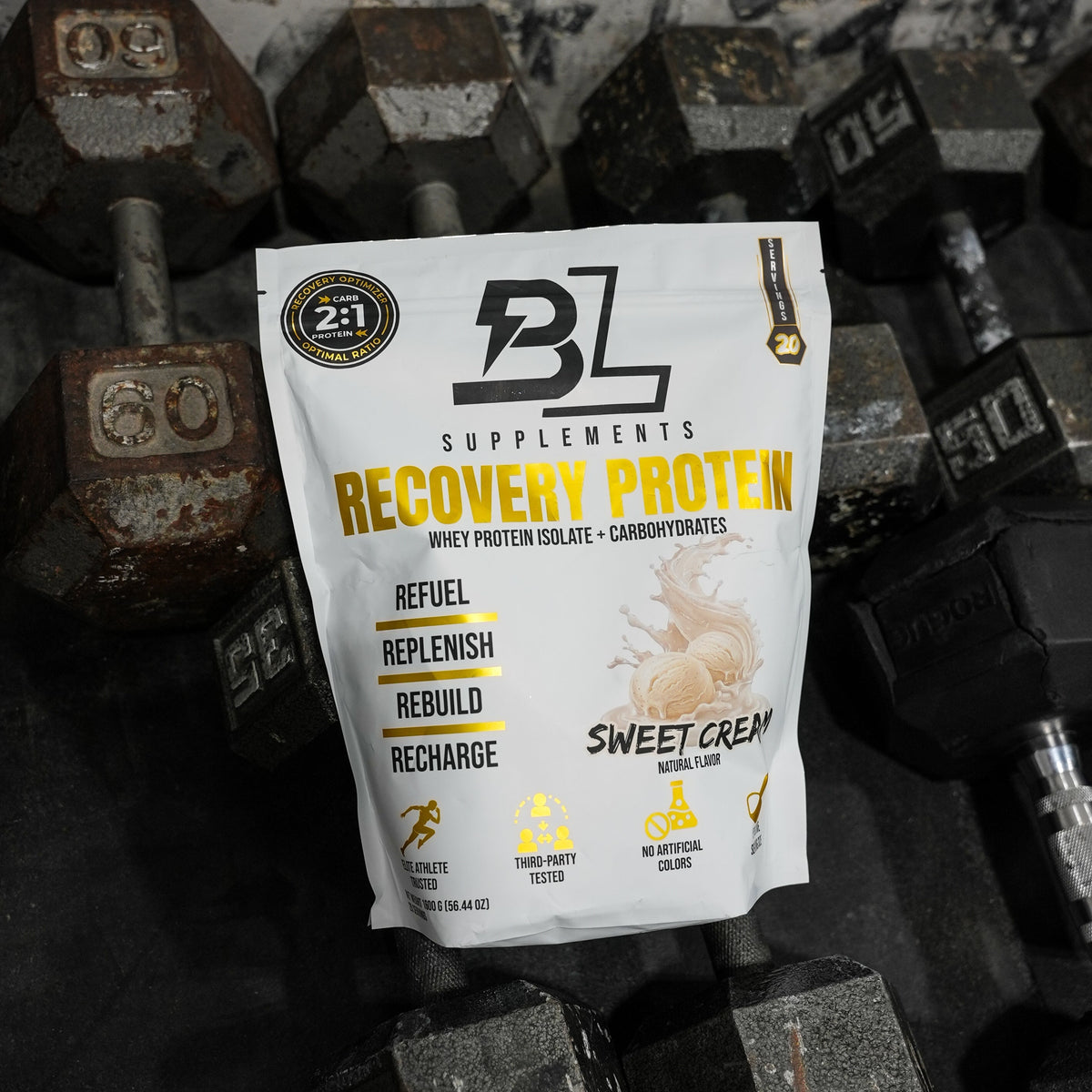 BLACKLABEL Recovery Protein, Sweet Cream