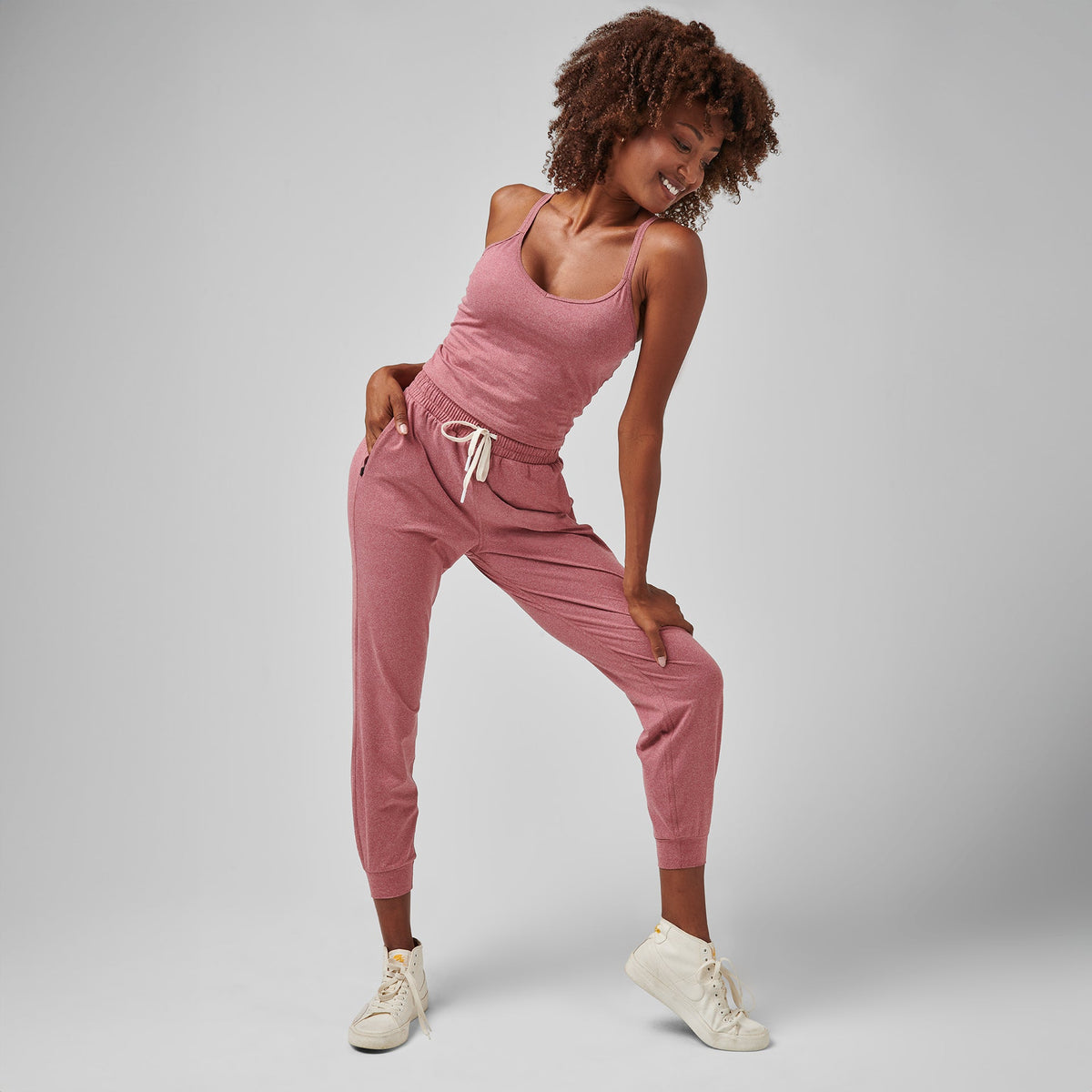 Greatness Wins Women's Slender Jogger | Plum Heather