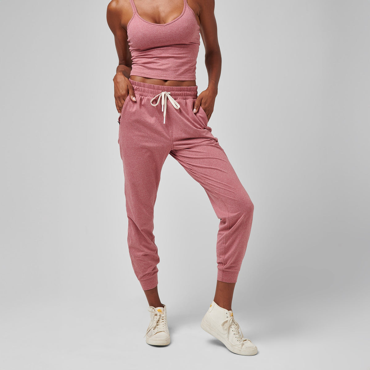 Greatness Wins Women's Slender Jogger | Plum Heather