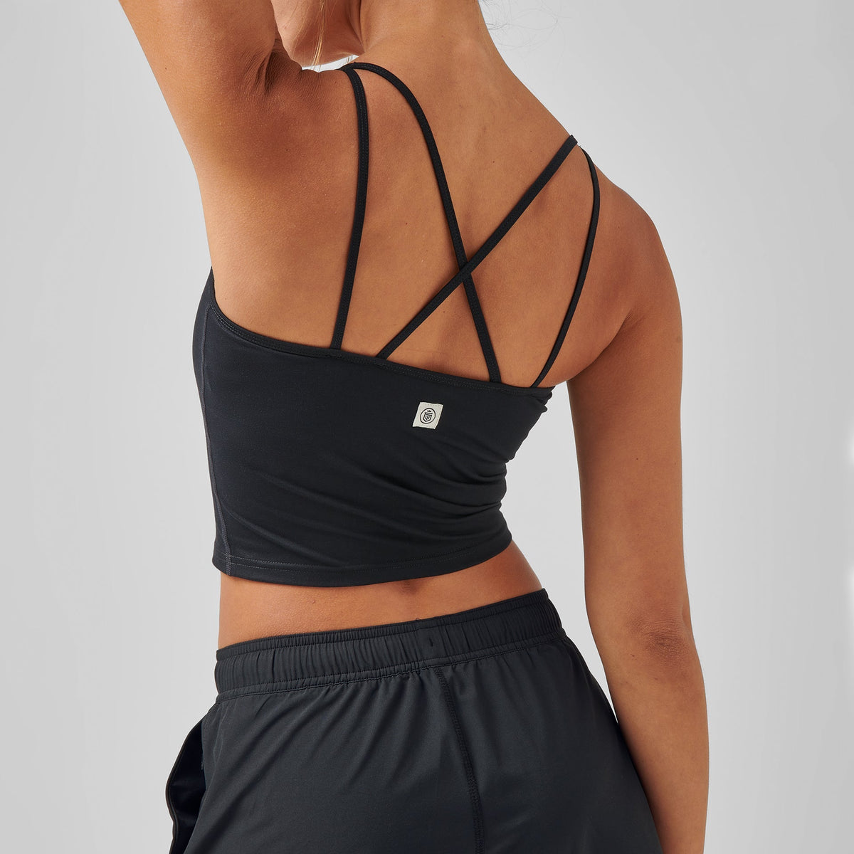 Greatness Wins Women's Slender Strap Tanklette | Black
