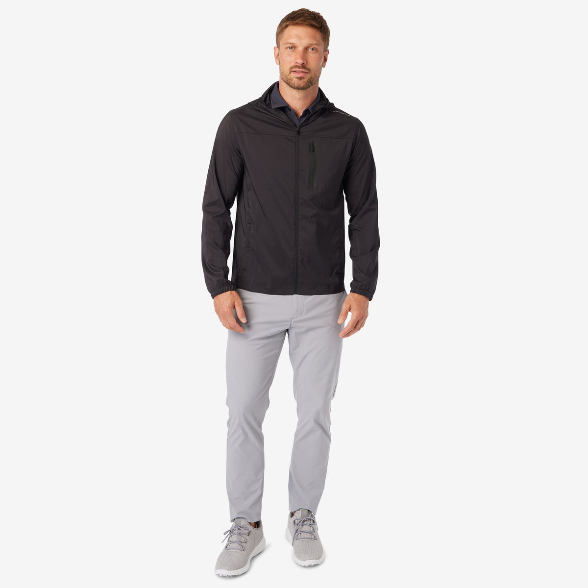 Greatness Wins Men's Windbreaker Jacket | Black