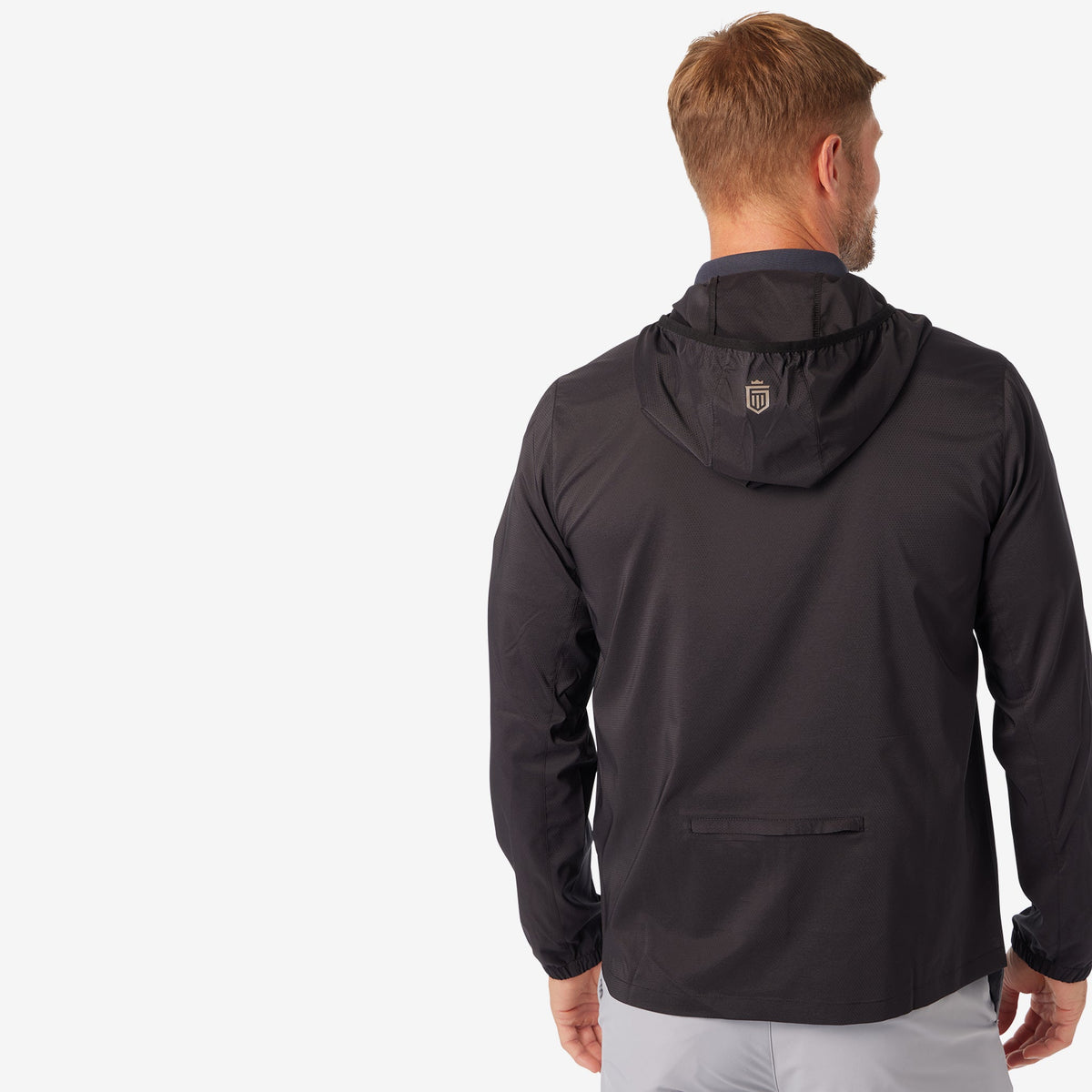 Greatness Wins Men's Windbreaker Jacket | Black