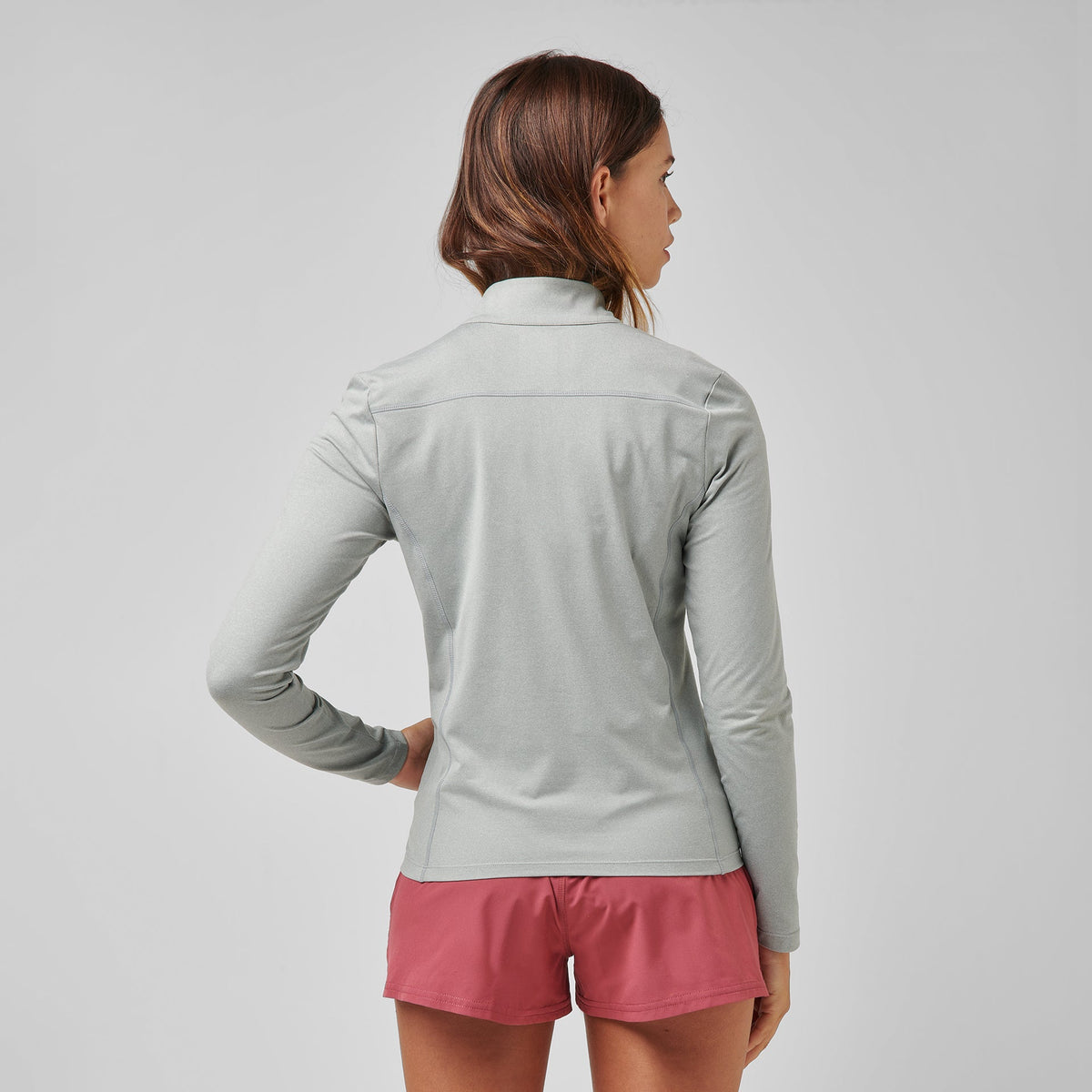 Greatness Wins Women's Core Tech Full Zip | Athletic Gray Heather